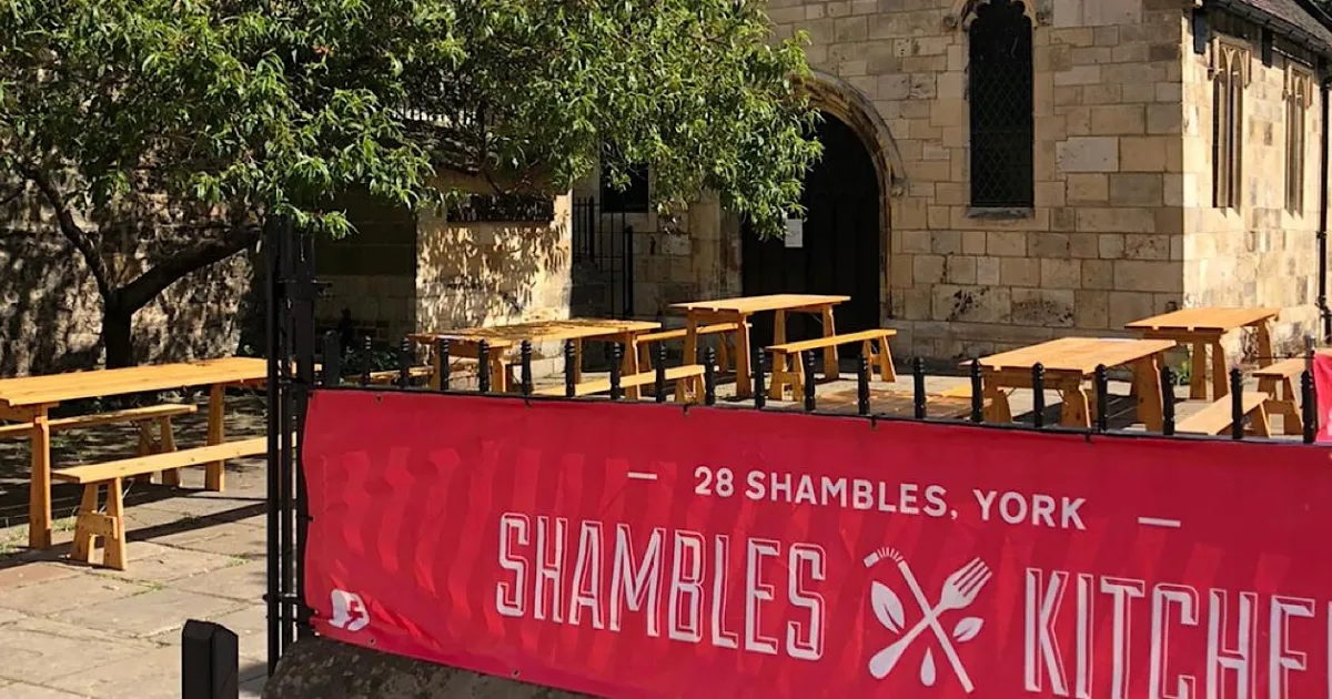 Outdoor Seating Area Shambles Kitchen